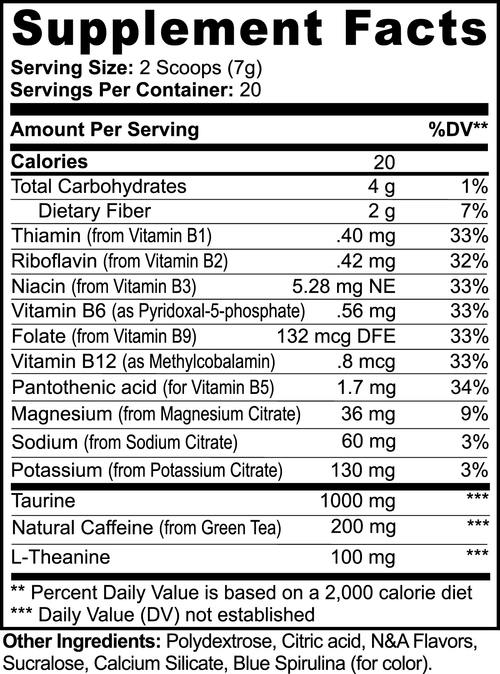 Cotton Candy Energy Powder