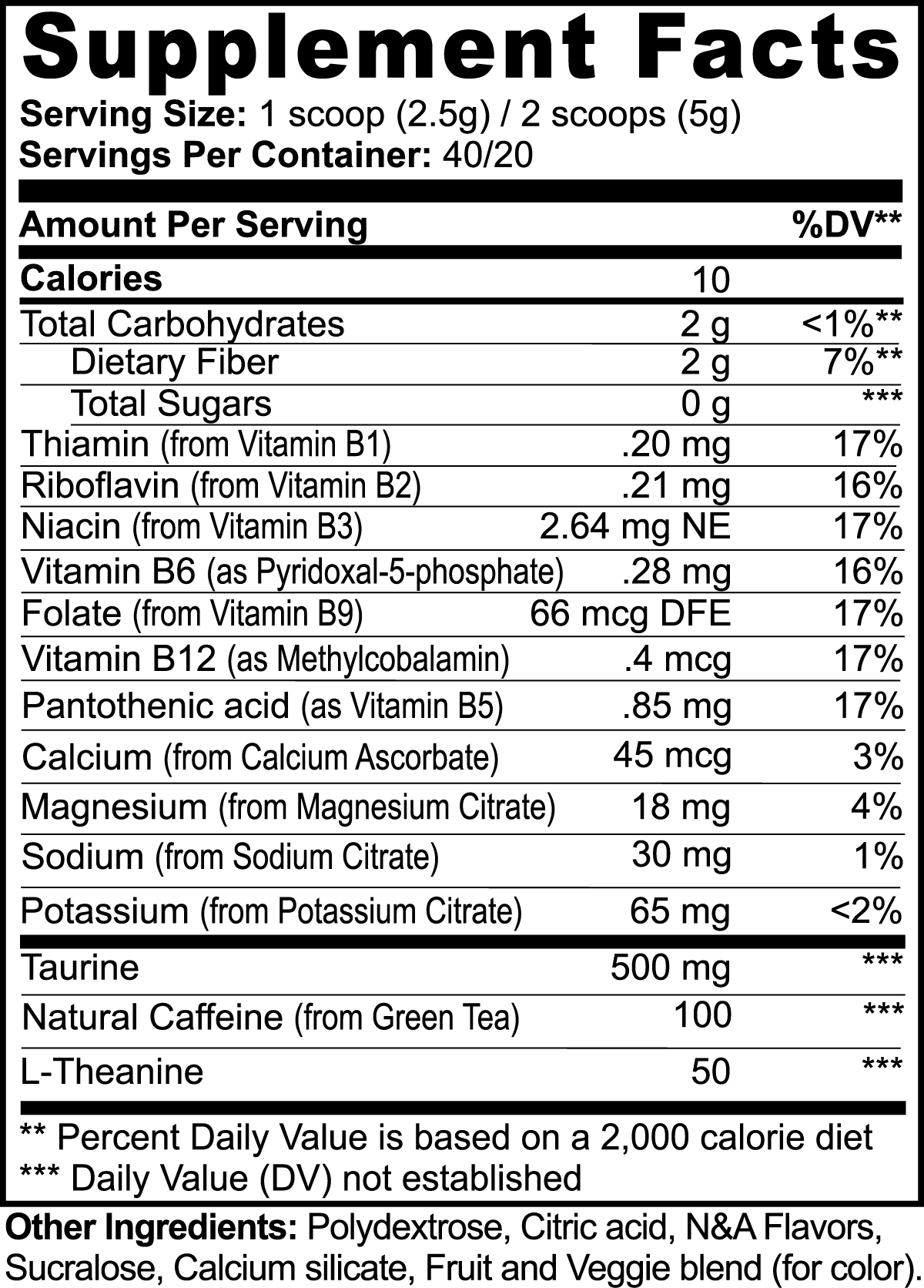 Guava Berry Energy Powder